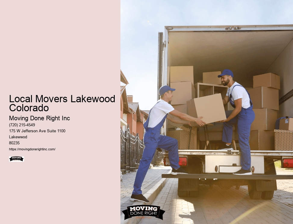 Local Movers Lakewood Colorado Moving Done Right Inc Local Movers Lakewood Colorado
