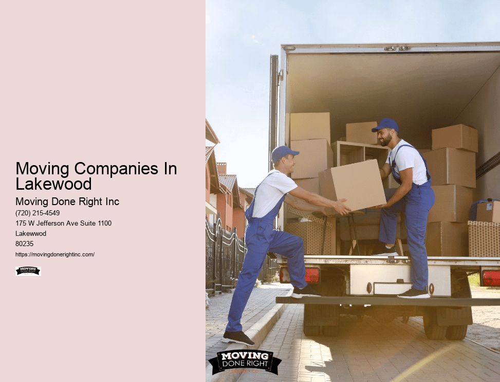 Moving Companies In Lakewood Moving Done Right Inc Moving Companies In Lakewood