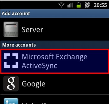Microsoft Exchange Active Sync