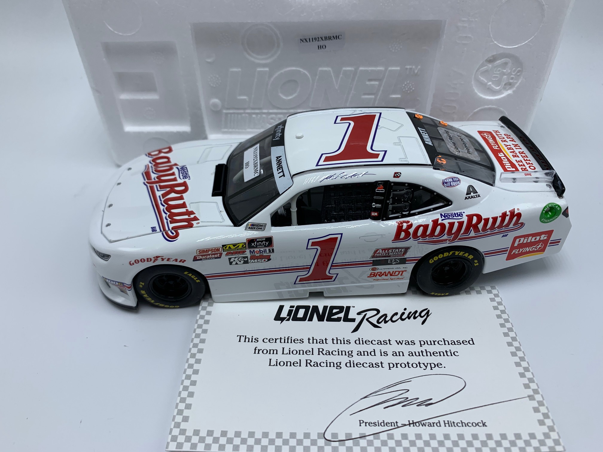 Lionel Racing Michael Annett 2019 Baby Ruth Darlington 1:24 Lionel Racing Michael Annett 2019 Baby Ruth Darlington 1:24