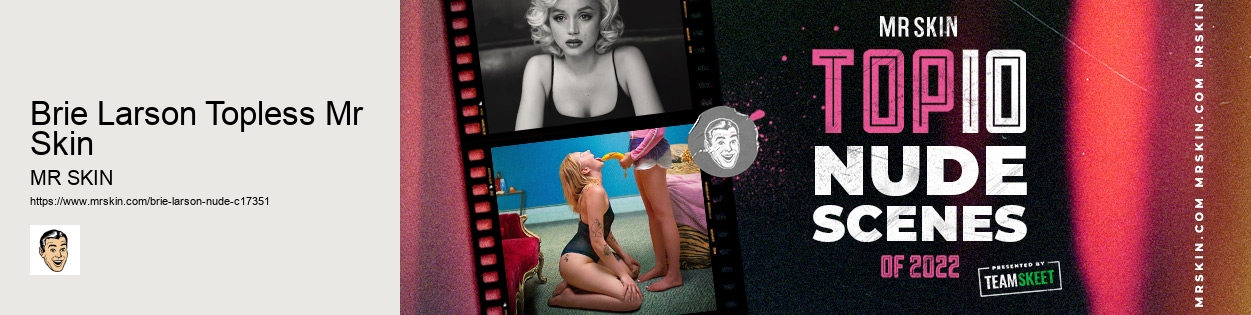 Brie Larson Topless Mr Skin