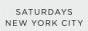 Saturdays NYC Ratings