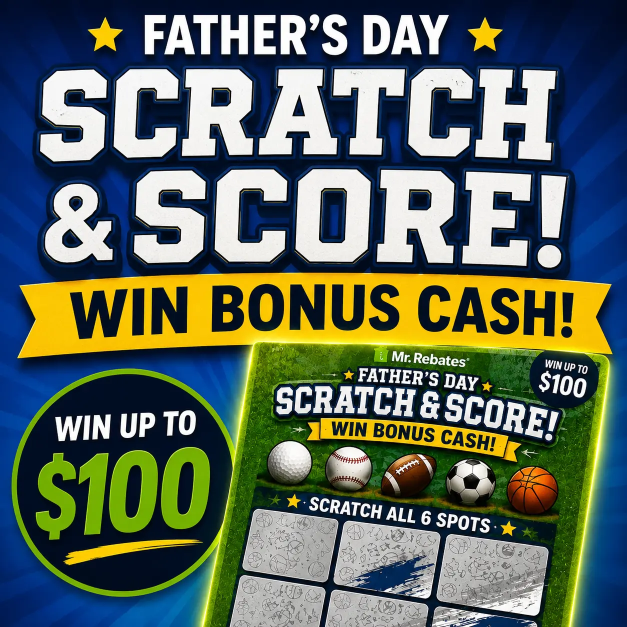 Father's Day 2026 - Scratch & Score