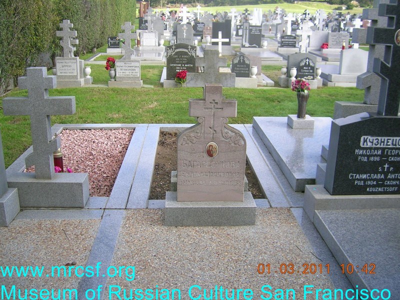 Grave/tombstone of BAGARSUKOV Евдокия Иосифовна