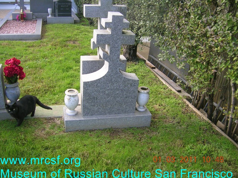 Grave/tombstone of OLSUFIEFF Анна Л.