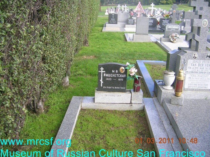 Grave/tombstone of IMSHENETSKY М.В.