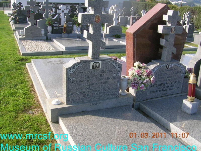 Grave/tombstone of JDANOFF Николай Кузьмич
