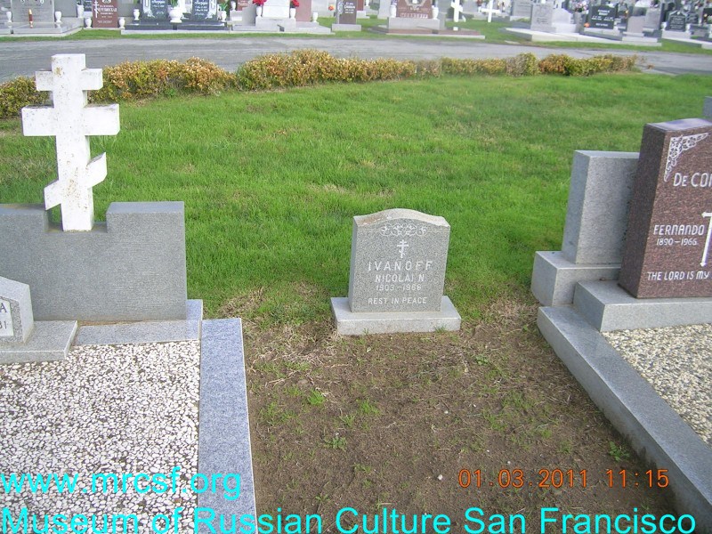 Grave/tombstone of IVANOFF Nikolai N.