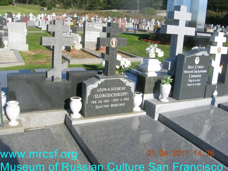 Grave/tombstone of SOLBEAU(SLOBODCHIKOFF) Leon A.