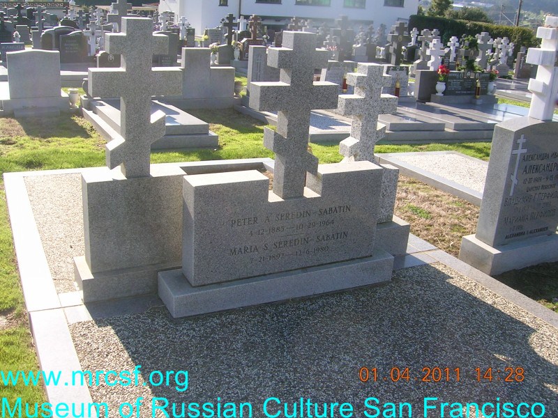 Grave/tombstone of SEREDIN-SABATIN Maria S.
