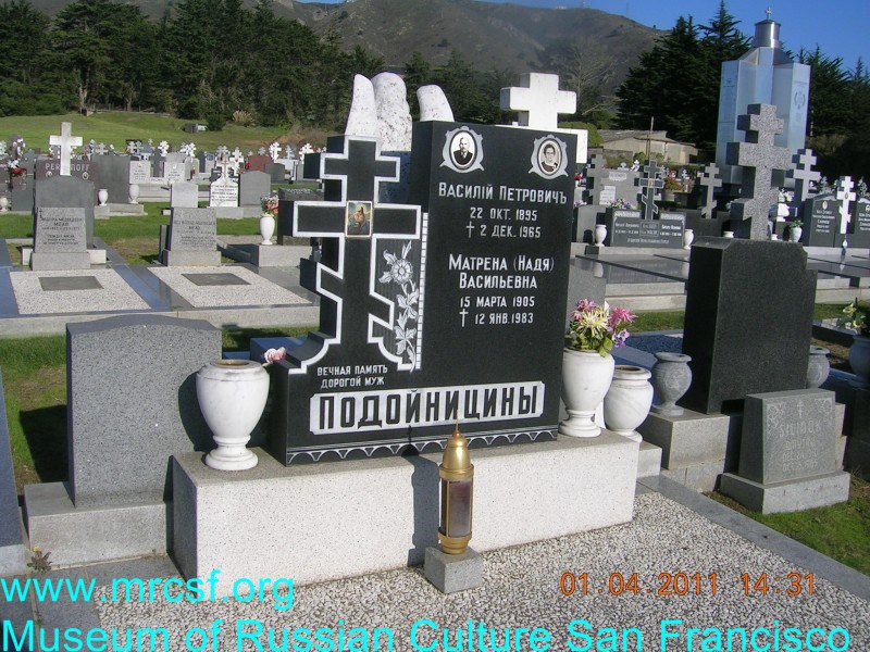 Grave/tombstone of PODOINITSIN Матрена