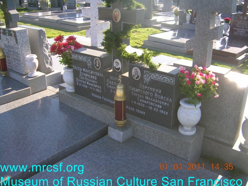 Grave/tombstone of SAVAROVSKY Степан Михайлович