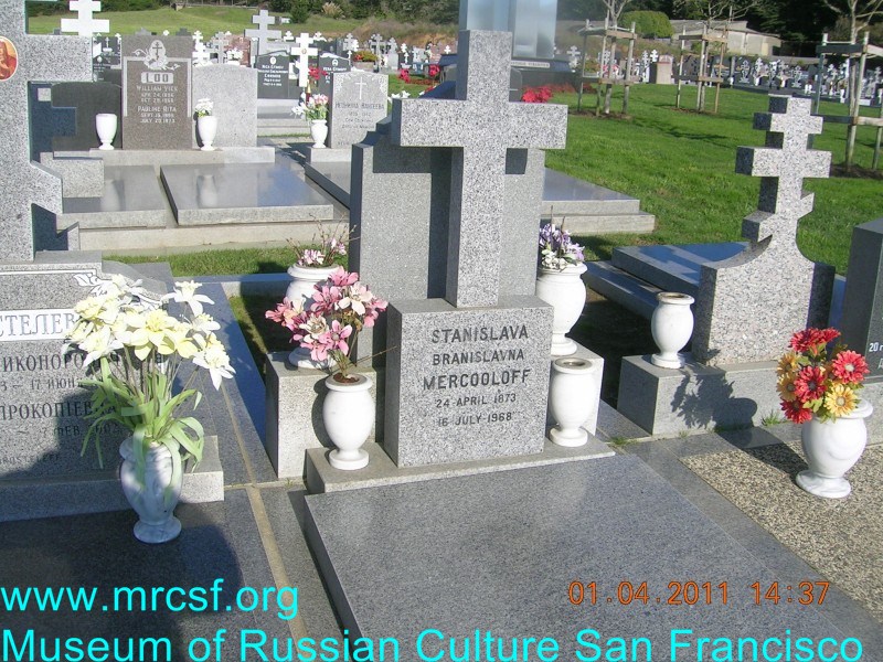 Grave/tombstone of MERCULOFF Stanislava Branislavna