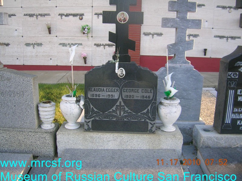 Могила/надгробие КОЛЬ Георгий   George