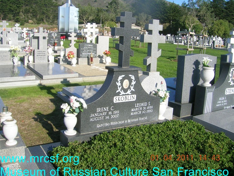 Grave/tombstone of SKOBLIN Irene C.