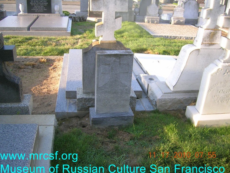 Grave/tombstone of IVANOFF Николай Николаевич