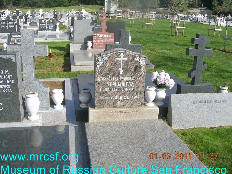 Grave/tombstone of CHERNISHEFF Бронислава Рудольфовна