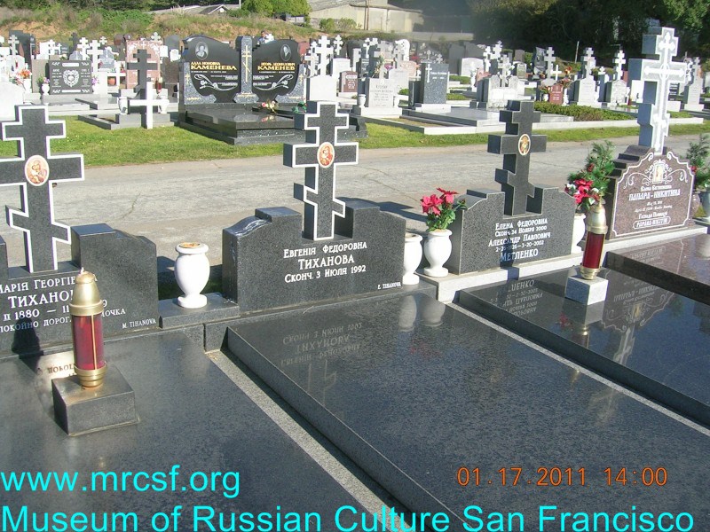 Могила/надгробие ТИХАНОВА Евгения Федоровна