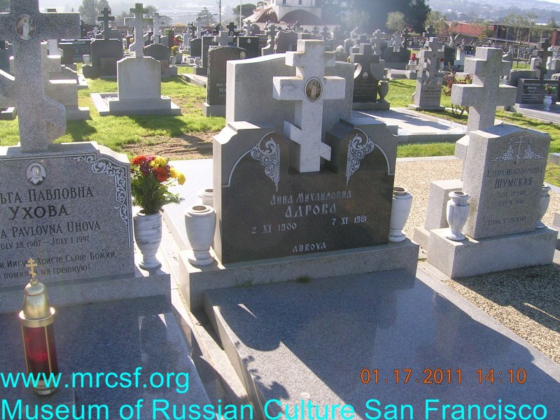 Grave/tombstone of ADROVA Анна Михайловна