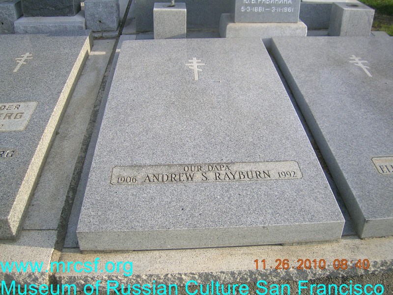 Grave/tombstone of RAYBURN Andrew S.