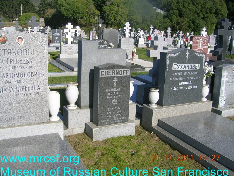 Могила/надгробие ЧЕРНОВА Рониа М.