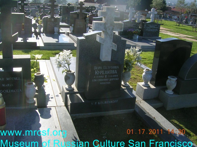 Могила/надгробие КУРЕНКОВА Вера Петровна