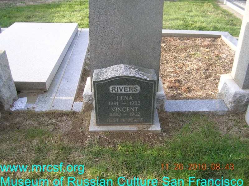 Grave/tombstone of RIVERS Lena