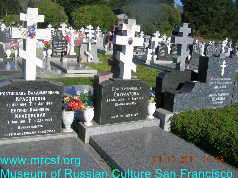 Grave/tombstone of SKOURLATOFF София Ивановна