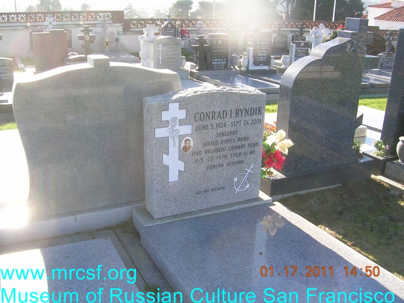 Grave/tombstone of RYNDIK Conrad I.