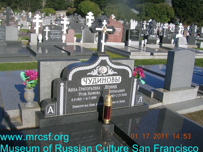 Grave/tombstone of CHUDINOFF Леонид Протасьевич