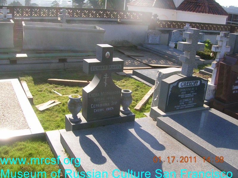 Grave/tombstone of ZUR Серафима