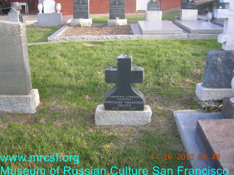 Grave/tombstone of IVANOFF Александр Тимофеевич