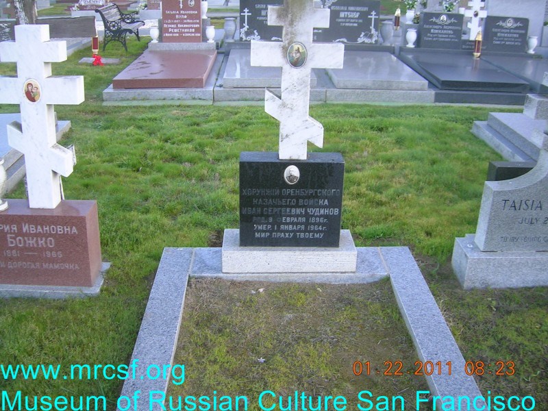 Grave/tombstone of CHUDINOFF Иван Сергеевич