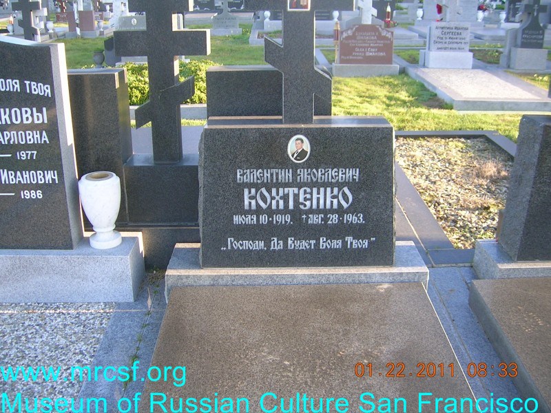 Grave/tombstone of KOKHTENKO Валентин Яковлевич