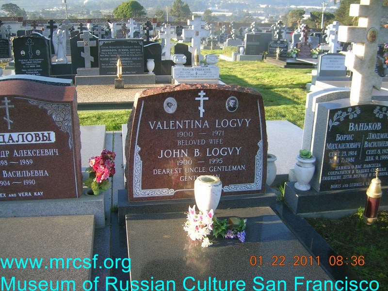 Grave/tombstone of LOGVY John B.