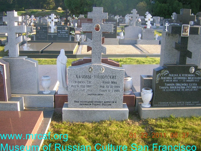 Grave/tombstone of HAZOV-POLONSKY Иван Михайлович