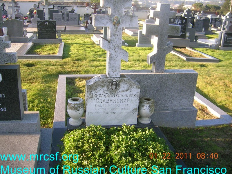 Grave/tombstone of SLAVIANSKY Николай Степанович