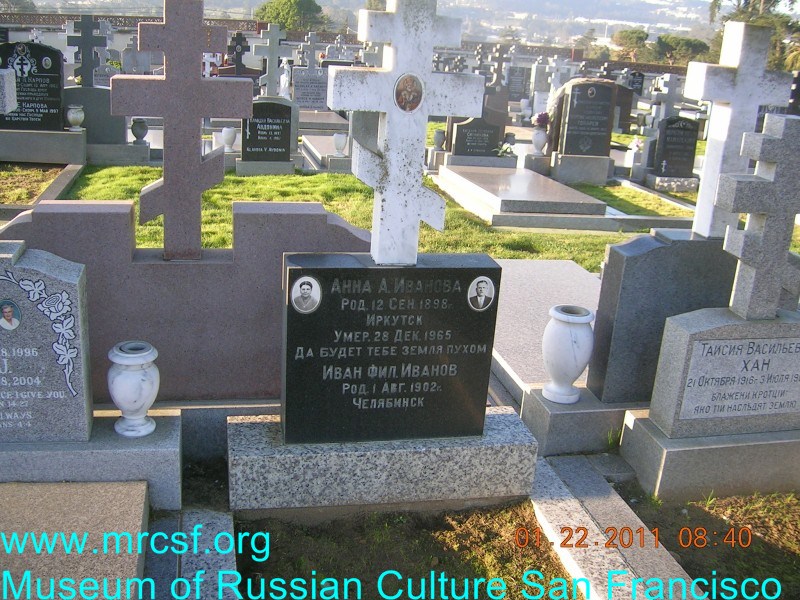 Могила/надгробие ИВАНОВ Иван Фил.