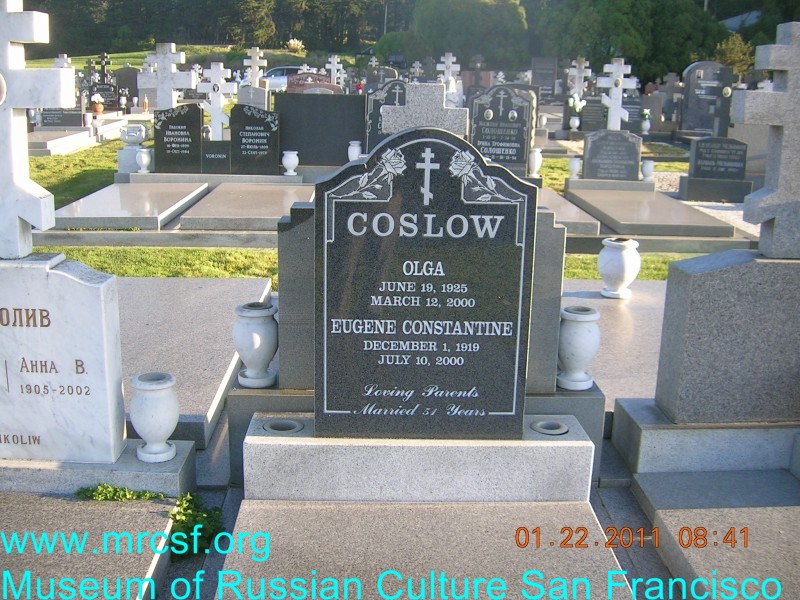 Могила/надгробие КОЗЛОВА Ольга