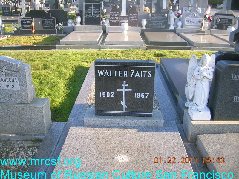 Grave/tombstone of ZAITS Walter