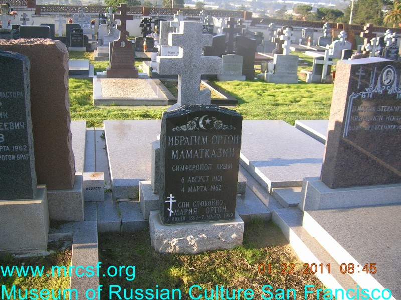 Grave/tombstone of ORTON Мария