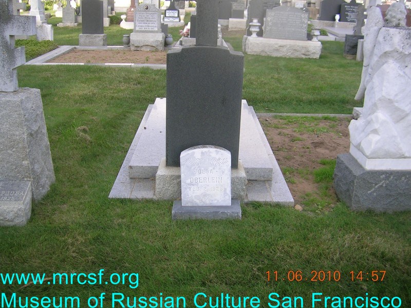 Grave/tombstone of OBERLEIN Olga