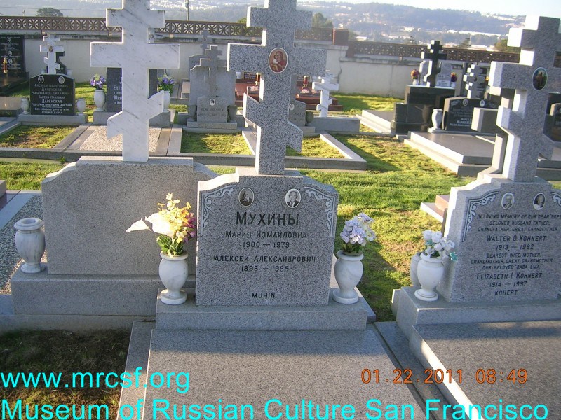 Grave/tombstone of MUHIN Алексей Александрович