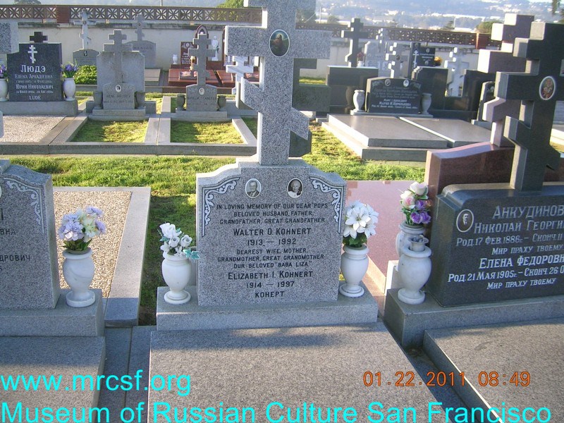 Grave/tombstone of KOHNERT Walter O.