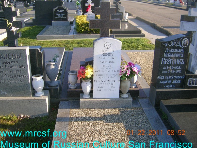 Grave/tombstone of SZALECKI Joseph Henry
