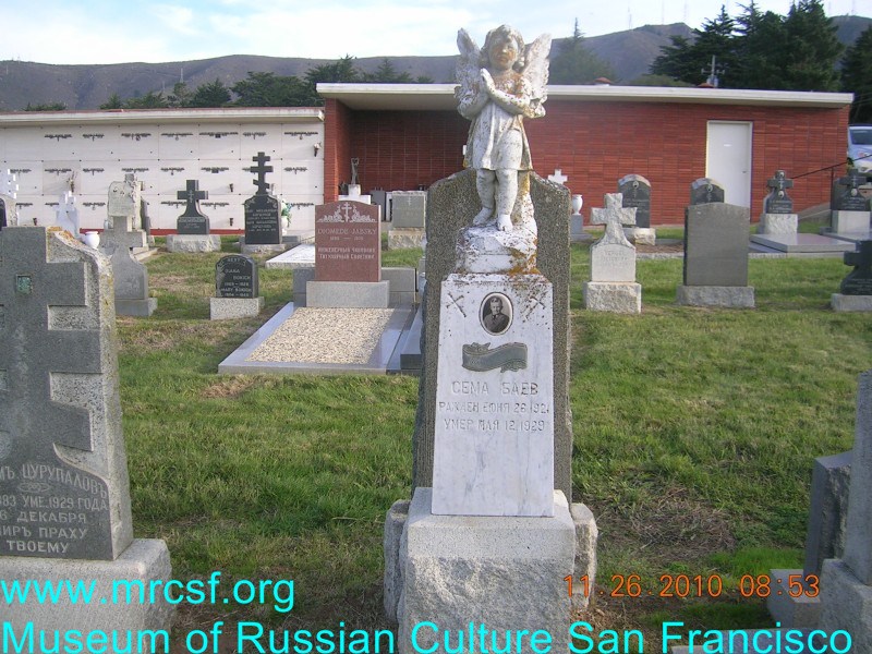 Grave/tombstone of BAEV Семен