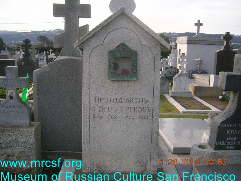 Grave/tombstone of GREKOFF Лев