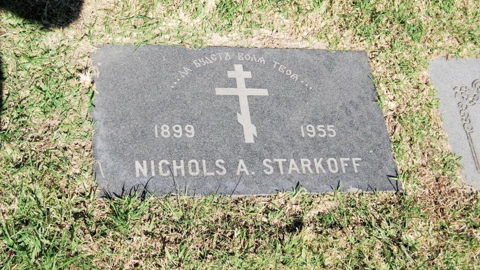 Grave/tombstone of STARKOFF Nicholas A.