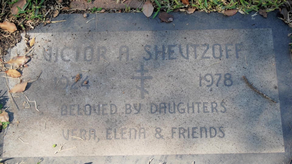 Grave/tombstone of SHEVTZOFF Victor A.