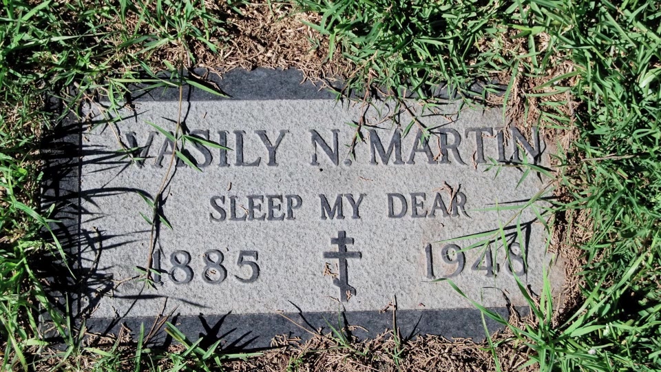 Grave/tombstone of MARTIN Vasily